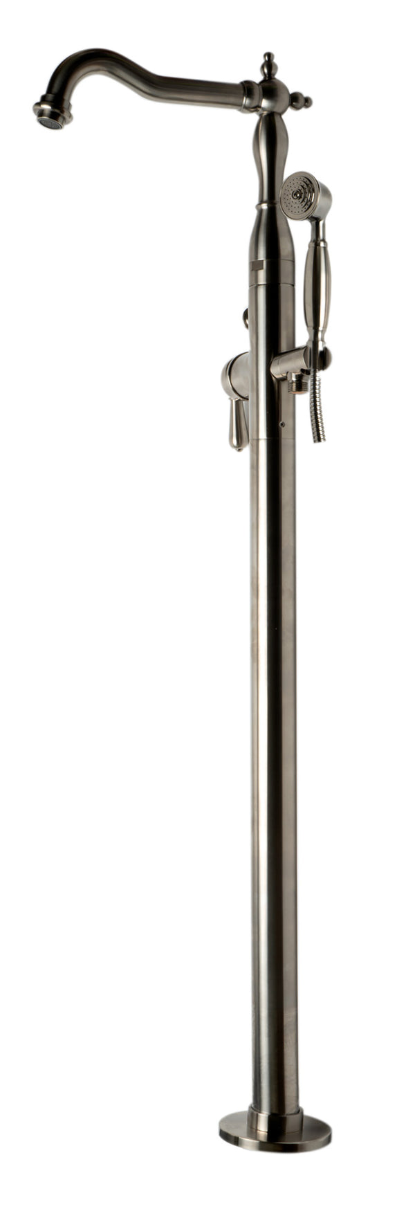 ALFI brand AB2553-BN Brushed Nickel Free Standing Floor Mounted Bath Tub Filler